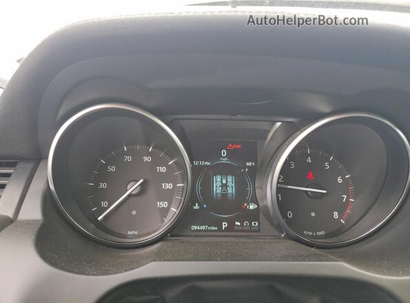 SALVP2RX8KH348154 2019 LAND ROVER RANGE Белый Вид щитка приборов