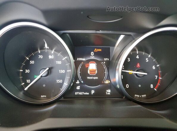 SALVP2RX9JH284544 2018 LAND ROVER RANGE Белый Вид щитка приборов