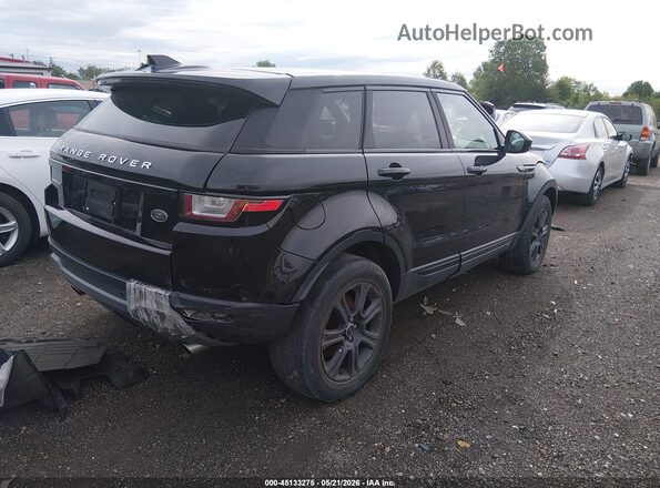 SALVP2RXXJH284536 2018 LAND ROVER RANGE ROVER EVOQUE Черный Задняя правая четверть