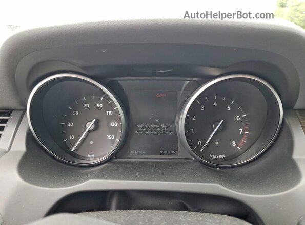 SALVR2BG7HH213714 2017 LAND ROVER RANGE White Widok zestawu wskaźników