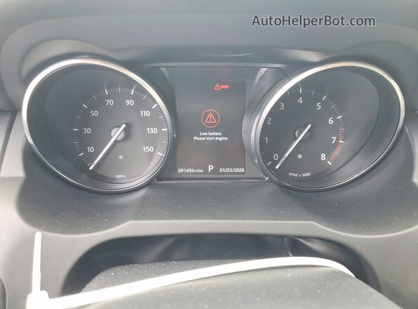 SALVR2RX0KH351348 2019 LAND ROVER RANGE Черный Вид щитка приборов