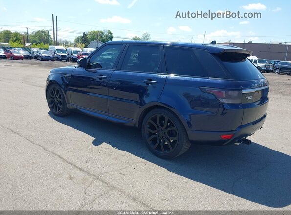 SALWG2PF9GA658084 2016 LAND ROVER RANGE ROVER SPORT Синий Задняя левая четверть