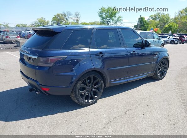 SALWG2PF9GA658084 2016 LAND ROVER RANGE ROVER SPORT Синий Задняя правая четверть