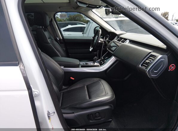 SALWG2RV0JA406719 2018 LAND ROVER RANGE ROVER SPORT Белый Вид салона спереди