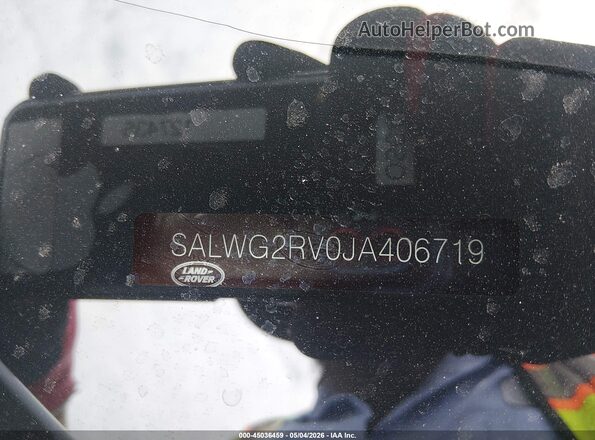 SALWG2RV0JA406719 2018 LAND ROVER RANGE ROVER SPORT Белый Вид подкапотного пространства