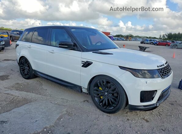 SALWG2RV3JA187867 2018 LAND ROVER RANGE Белый Передняя правая четверть