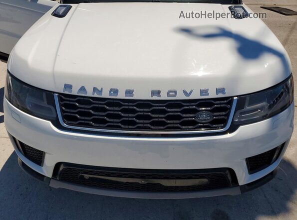 SALWG2RV5KA824310 2019 LAND ROVER RANGE White Vista del compartimento del motor