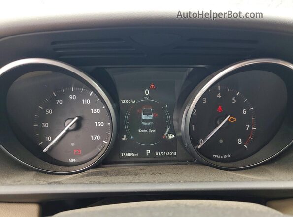 SALWG2VF4GA649148 2016 LAND ROVER RANGE Черный Вид щитка приборов