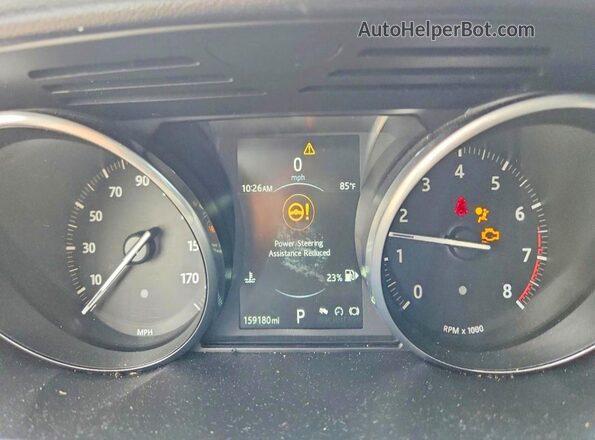SALWG2VF7GA647068 2016 LAND ROVER RANGE Black Սարքավորումների վահանակի տեսք
