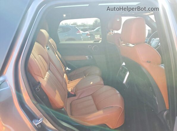 SALWR2EF1GA102705 2016 LAND ROVER RANGE Gray Widok wnętrza z tyłu