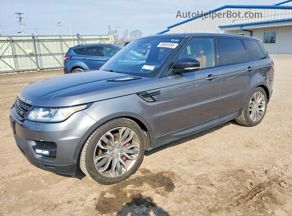 SALWR2EF1GA102705 2016 LAND ROVER RANGE Gray Przód lewy