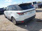 2016 Land Rover Range Rover Sport 5.0l V8 Supercharged/5.0l V8 Supercharged Dynamic White vin: SALWR2EF1GA102851