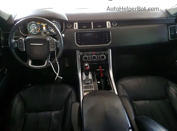 SALWR2EF3GA102589 2016 LAND ROVER RANGE Серый Вид панели приборов