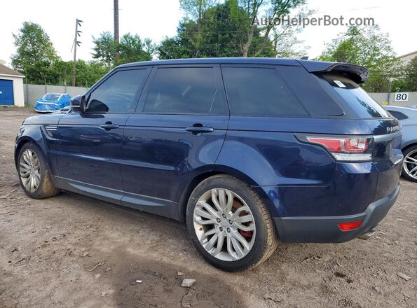 SALWR2EF4GA108594 2016 LAND ROVER RANGE Синий Задняя левая четверть