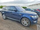 2016 Land Rover Range Rover Sport Sc Синий vin: SALWR2EF4GA108594