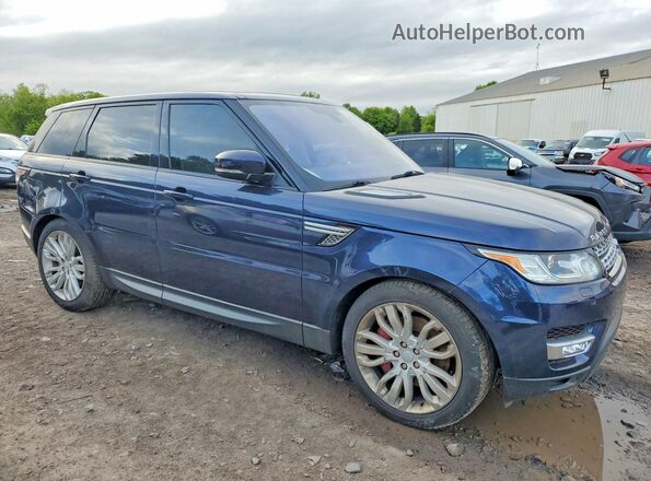SALWR2EF4GA108594 2016 LAND ROVER RANGE Синий Передняя правая четверть