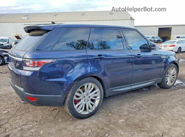 SALWR2EF4GA108594 2016 LAND ROVER RANGE Синий Задняя правая четверть