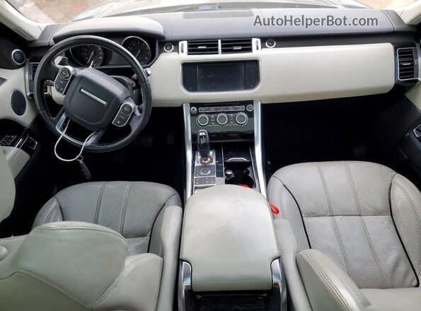 SALWR2EF4GA108594 2016 LAND ROVER RANGE Синий Вид панели приборов