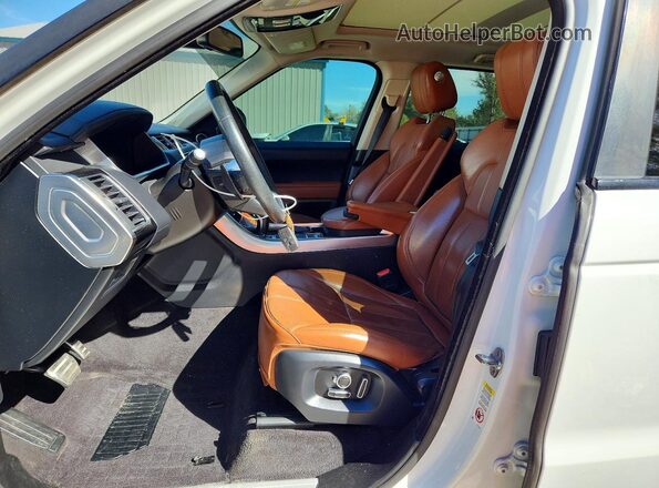 SALWR2EF6GA105132 2016 LAND ROVER RANGE Белый Вид салона спереди