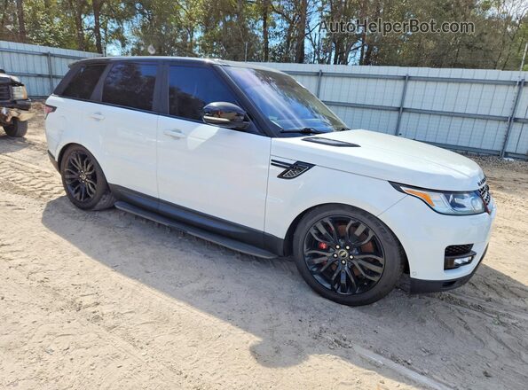 SALWR2EF6GA105132 2016 LAND ROVER RANGE Белый Передняя правая четверть