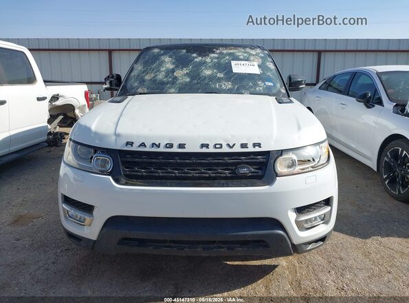 SALWR2EF7GA568767 2016 LAND ROVER RANGE ROVER SPORT White Widok zestawu wskaźników