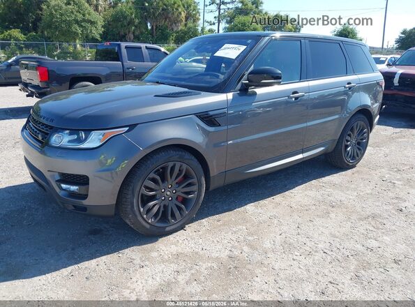 SALWR2FE9HA146975 2017 LAND ROVER RANGE ROVER SPORT Серый Передняя левая четверть