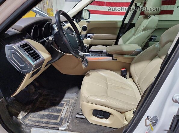 SALWR2FK0HA668464 2017 LAND ROVER RANGE Белый Вид салона спереди