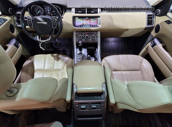SALWR2FK0HA668464 2017 LAND ROVER RANGE Белый Вид панели приборов
