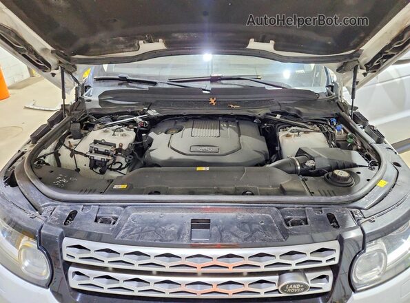 SALWR2FK0HA668464 2017 LAND ROVER RANGE Белый Вид подкапотного пространства