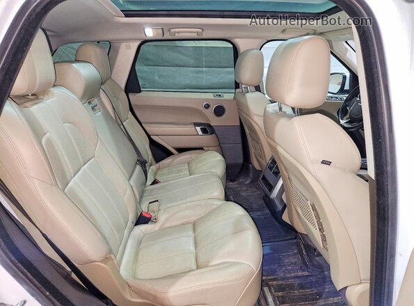 SALWR2FK0HA668464 2017 LAND ROVER RANGE Белый Вид задней части салона