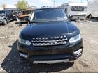 2017 Land Rover Range Rover Sport 3.0l V6 Turbocharged Diesel Hse Td6 Black vin: SALWR2FK8HA124780