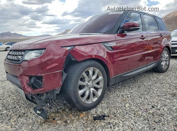 SALWR2FK8HA173803 2017 LAND ROVER RANGE Бордовый Передняя левая четверть