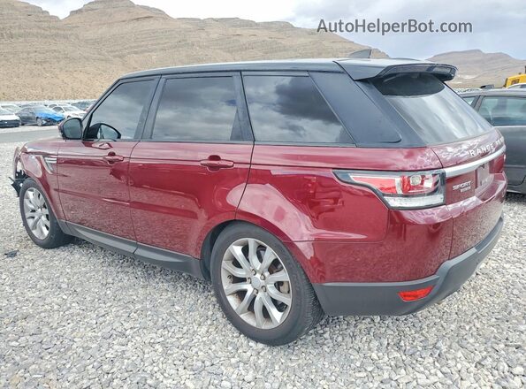 SALWR2FK8HA173803 2017 LAND ROVER RANGE Бордовый Задняя левая четверть