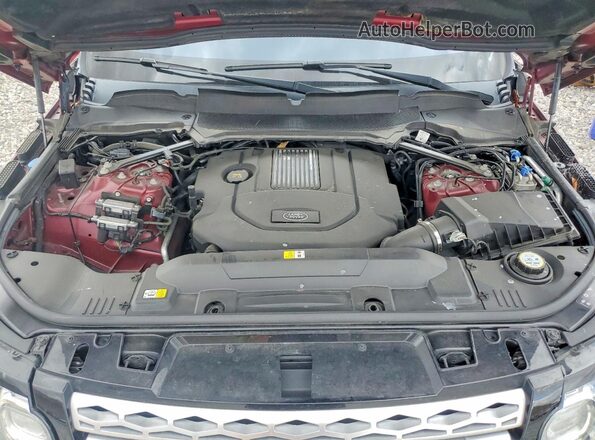 SALWR2FK8HA173803 2017 LAND ROVER RANGE Бордовый Вид подкапотного пространства