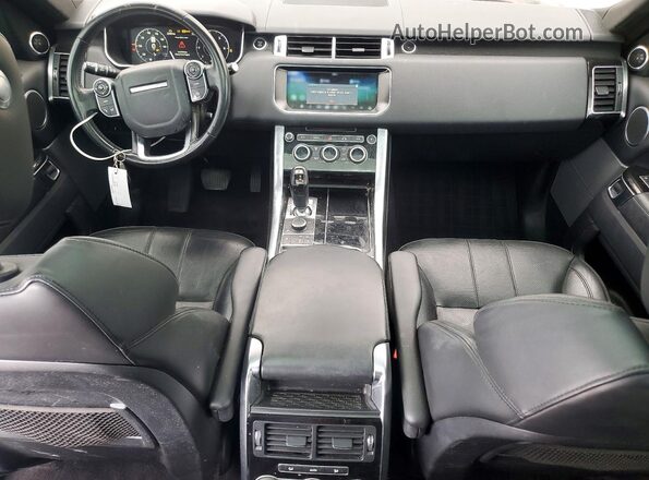 SALWR2FK8HA173803 2017 LAND ROVER RANGE Бордовый Вид панели приборов