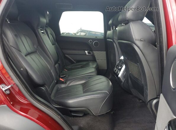 SALWR2FK8HA173803 2017 LAND ROVER RANGE Бордовый Вид задней части салона