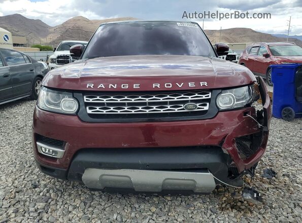 SALWR2FK8HA173803 2017 LAND ROVER RANGE Бордовый Вид спереди