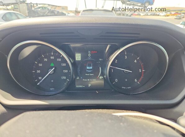 SALWR2FK9HA669449 2017 LAND ROVER RANGE Black Vista del cuadro de instrumentos