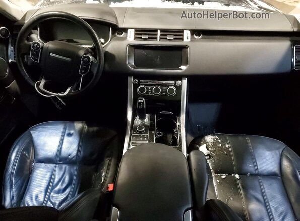 SALWR2FV3HA158815 2017 LAND ROVER RANGE Blue Widok deski rozdzielczej