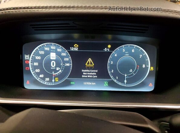 SALWR2FV3HA158815 2017 LAND ROVER RANGE Blue Widok zestawu wskaźników