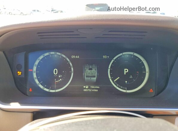 SALWR2FV4HA141540 2017 LAND ROVER RANGE Черный Вид щитка приборов