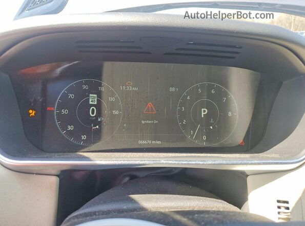 SALWR2FV4HA162078 2017 LAND ROVER RANGE Brown Вид щитка приладів