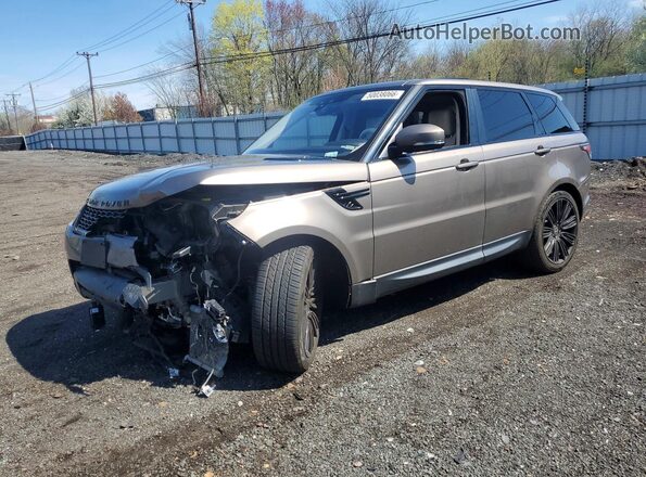 SALWR2FV4HA162078 2017 LAND ROVER RANGE Brown Передня ліва чверть