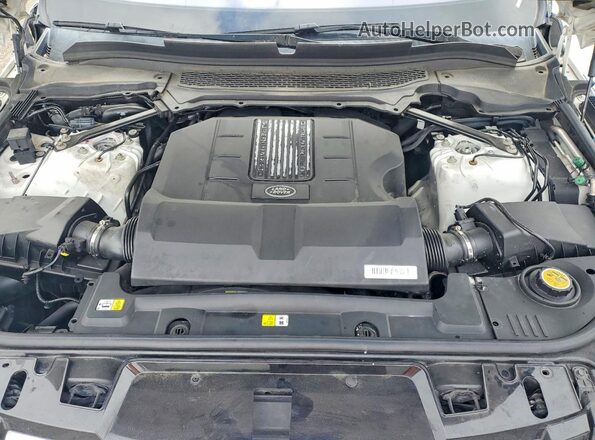 SALWR2FV7HA130564 2017 LAND ROVER RANGE White Vista del compartimento del motor