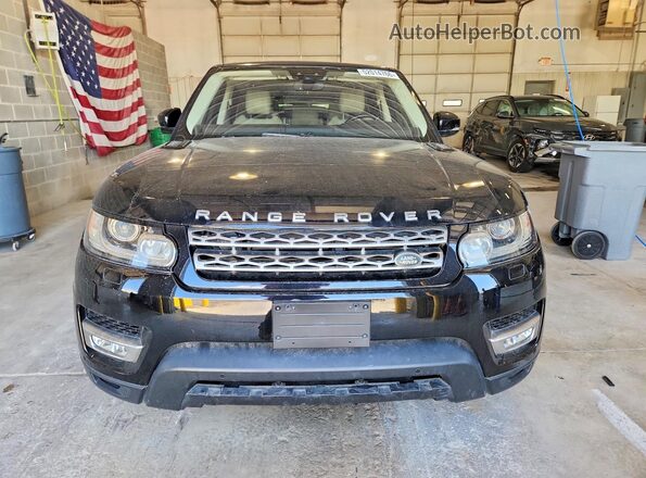 SALWR2FV7HA673011 2017 LAND ROVER RANGE Черный Вид спереди