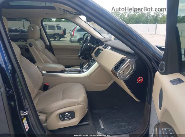 SALWR2FV9HA675861 2017 LAND ROVER RANGE ROVER SPORT Dark Blue Вид салона спереди