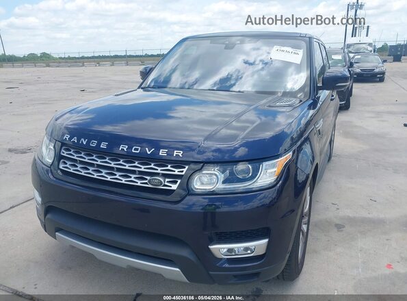 SALWR2FV9HA675861 2017 LAND ROVER RANGE ROVER SPORT Dark Blue Вид спереди