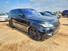 2016 Land Rover Range Rover Sport Hse Tdsl Черный vin: SALWR2KF1GA633133