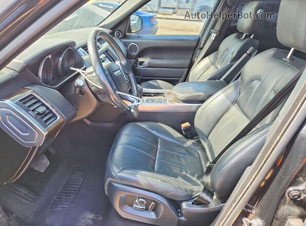 SALWR2KF1GA633133 2016 LAND ROVER RANGE Черный Вид салона спереди