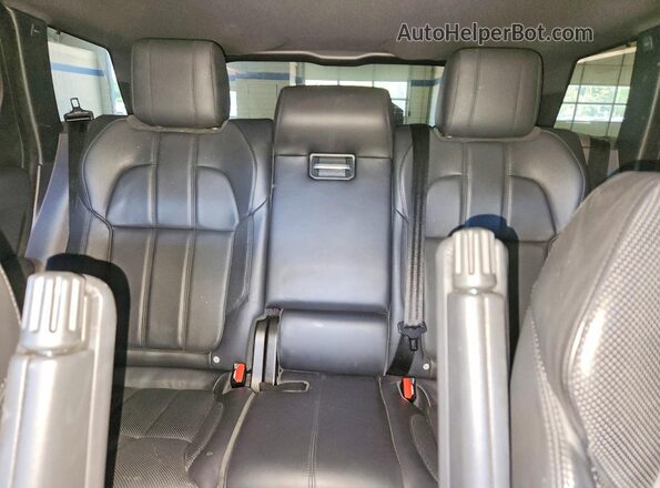 SALWR2KF2GA548902 2016 LAND ROVER RANGE Black Вид задніх сидінь